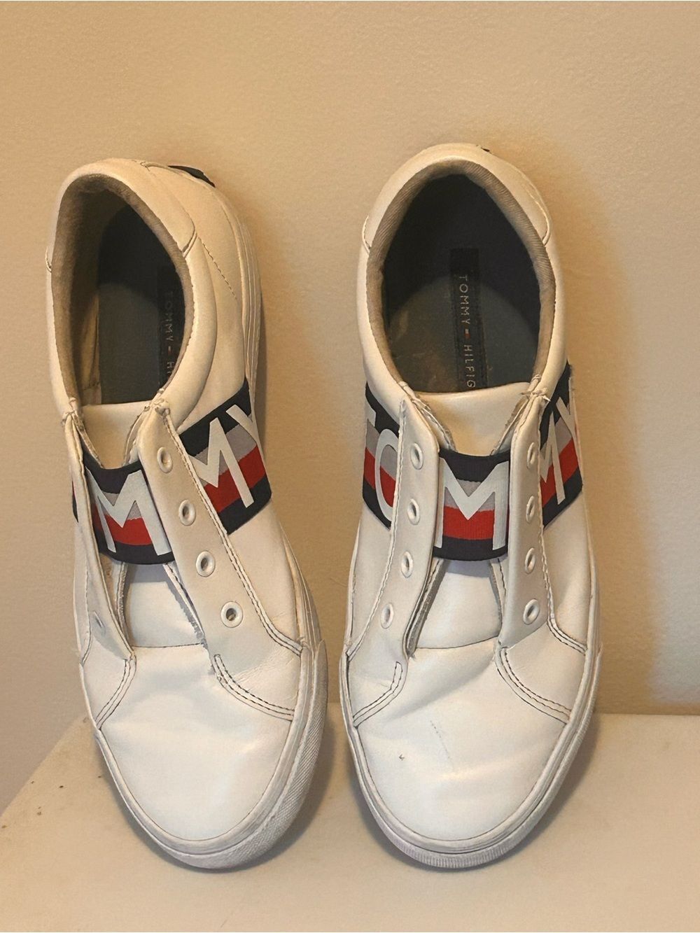 Tommy Hilfiger Twolene Slip On Sneakers Vintage Y2K 90’s Size 7.5 **see descrip*